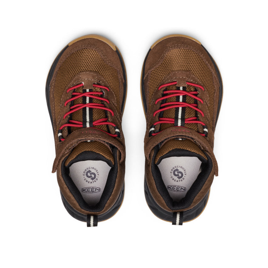 keen-hightrail-wasserdichte-wanderstiefel-f-r-kleine-kids-dark-earth-garnet image 4