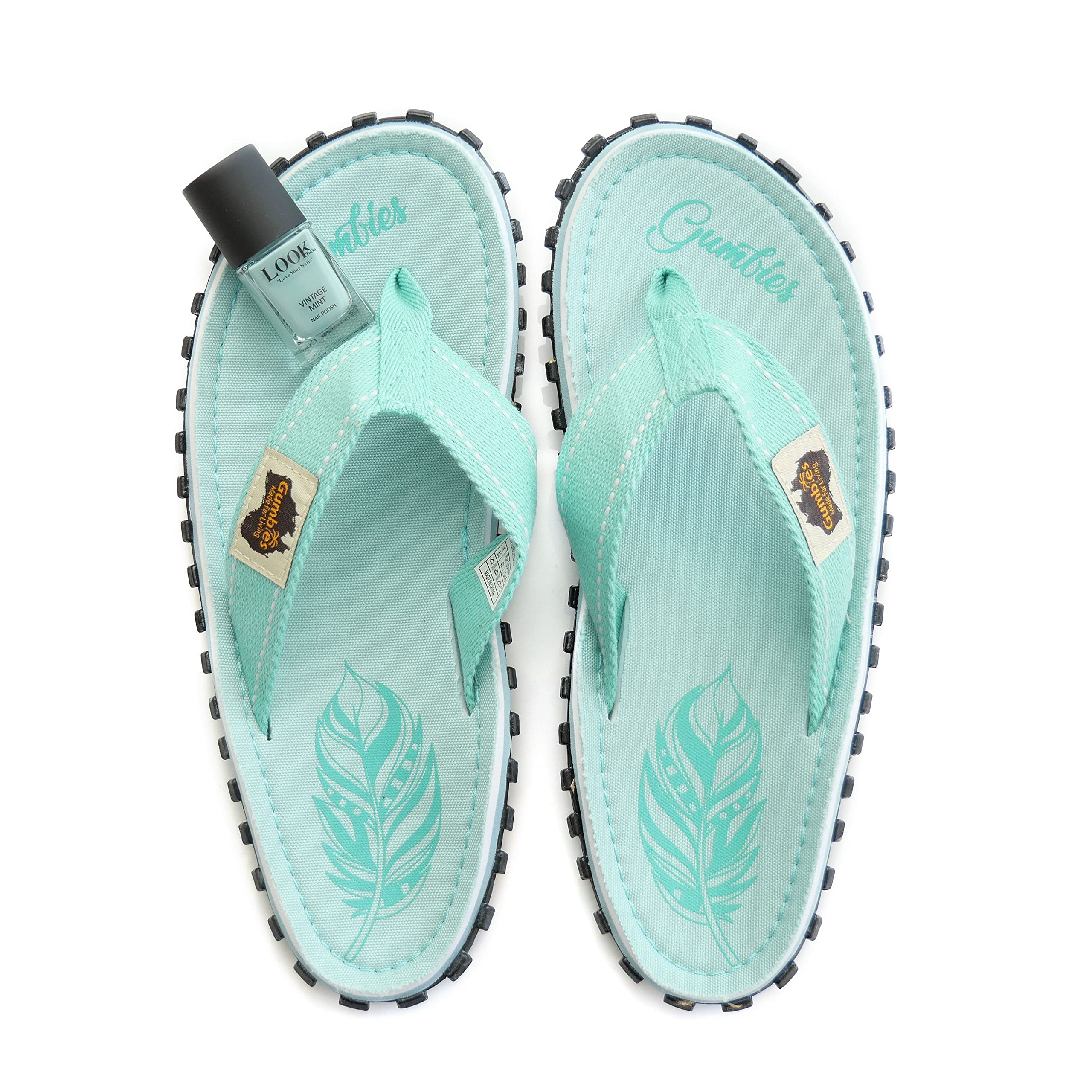 gumbies-original-zehentrenner-damen-boho-mint-vintage-mint image 1