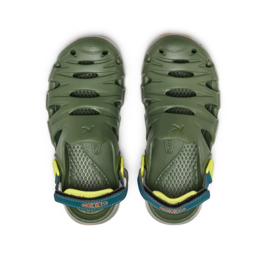 keen-hyperflt-clog-f-r-gro-e-kids-bronze-green-orange-peel image 4