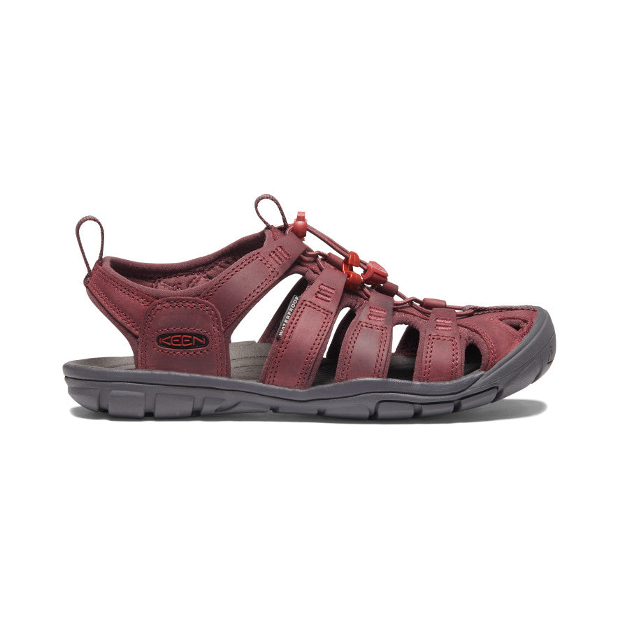 keen-clearwater-leather-cnx-sandale-f-r-damen-wine-red-dahlia image 1