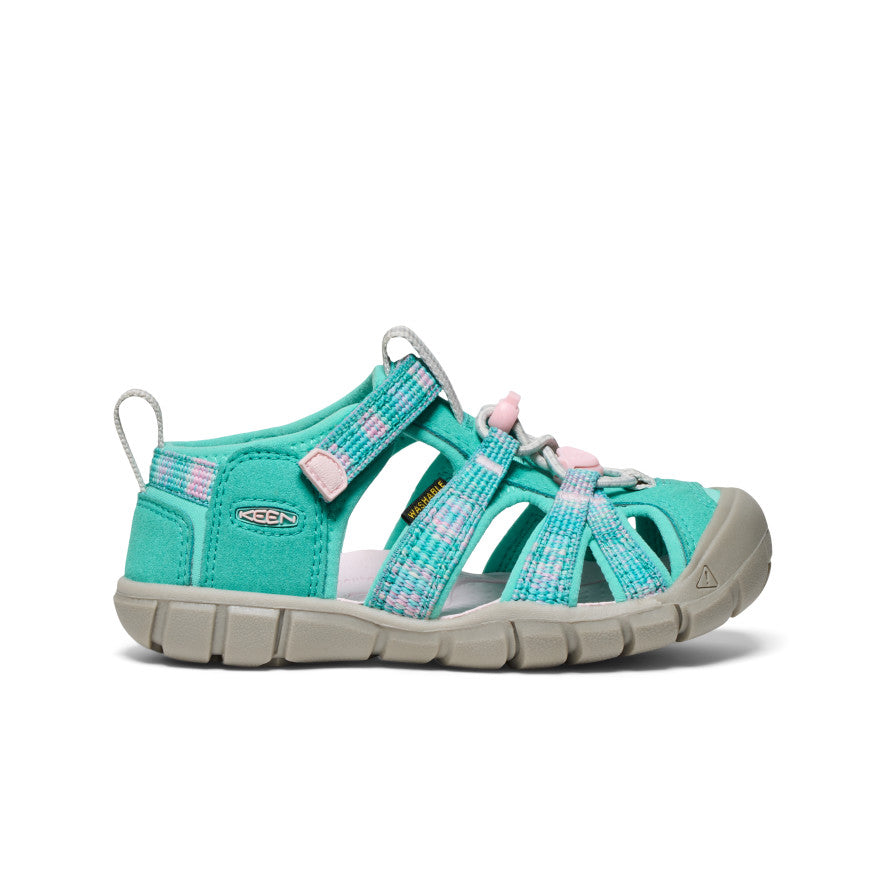 keen-seacamp-ii-cnx-sandale-kleine-kids-bright-aqua-giggle-pink image 1