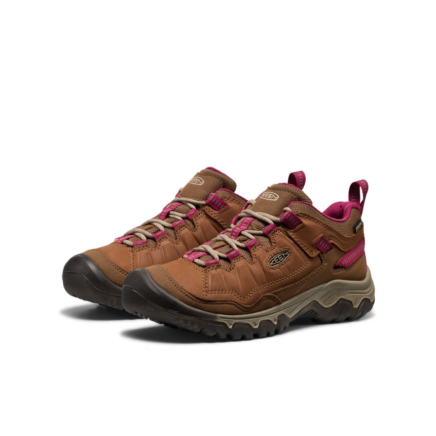 keen-targhee-iv-wasserdichte-wanderschuhe-f-r-damen-bison-beaujolais image 2