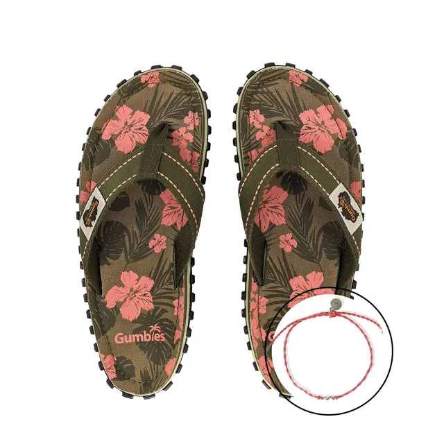 gumbies-kids-zehentrenner-jungle-set-mit-wava-fu-kettchen image 1