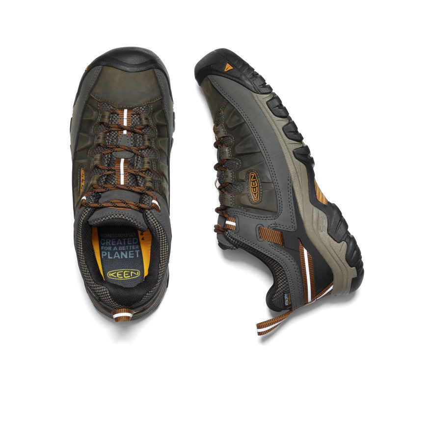 keen-targhee-iii-wasserdichter-wanderschuh-f-r-herren-black-olive-golden-brown image 5