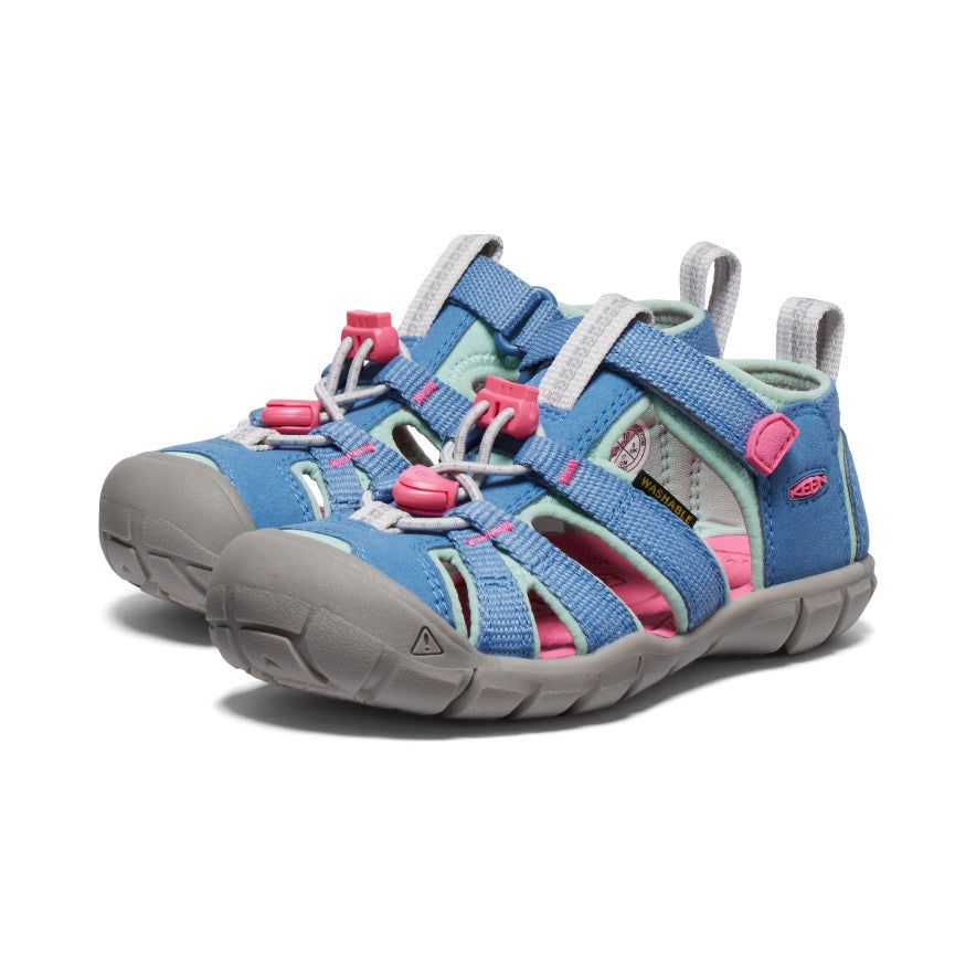 keen-seacamp-ii-cnx-sandale-f-r-kleine-kids-coronet-blue-hot-pink image 2