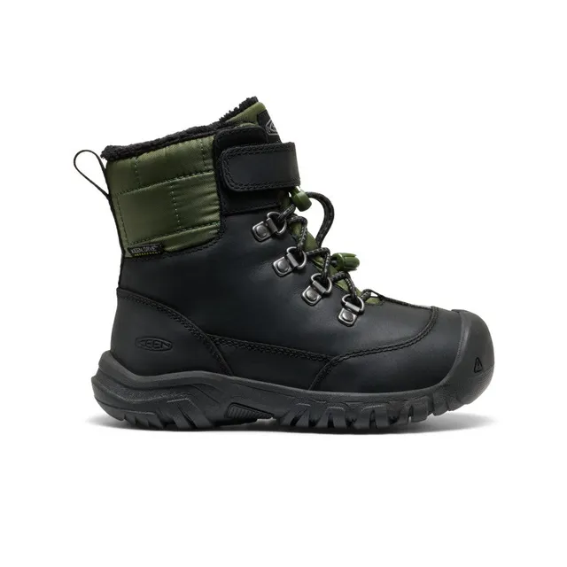 keen-kanibou-wasserdichte-winterstiefel-f-r-kleine-kids-black-bronze-green image 1