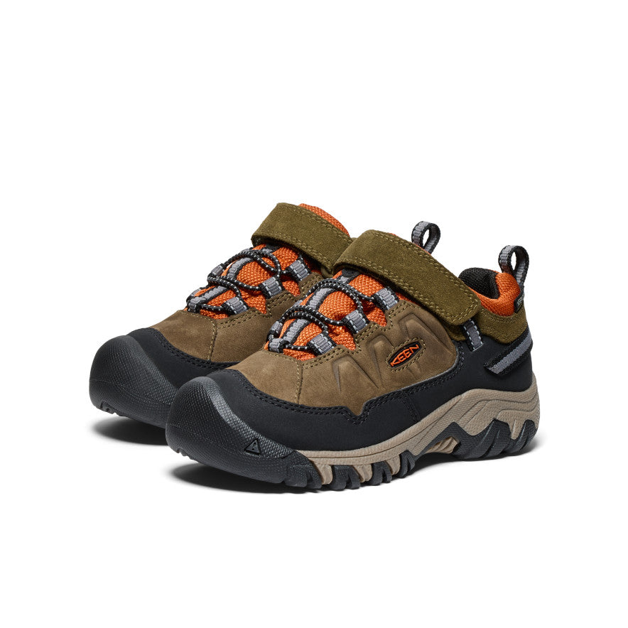 keen-targhee-iv-wanderschuhe-kleine-kids-dark-olive-gold-flame image 2