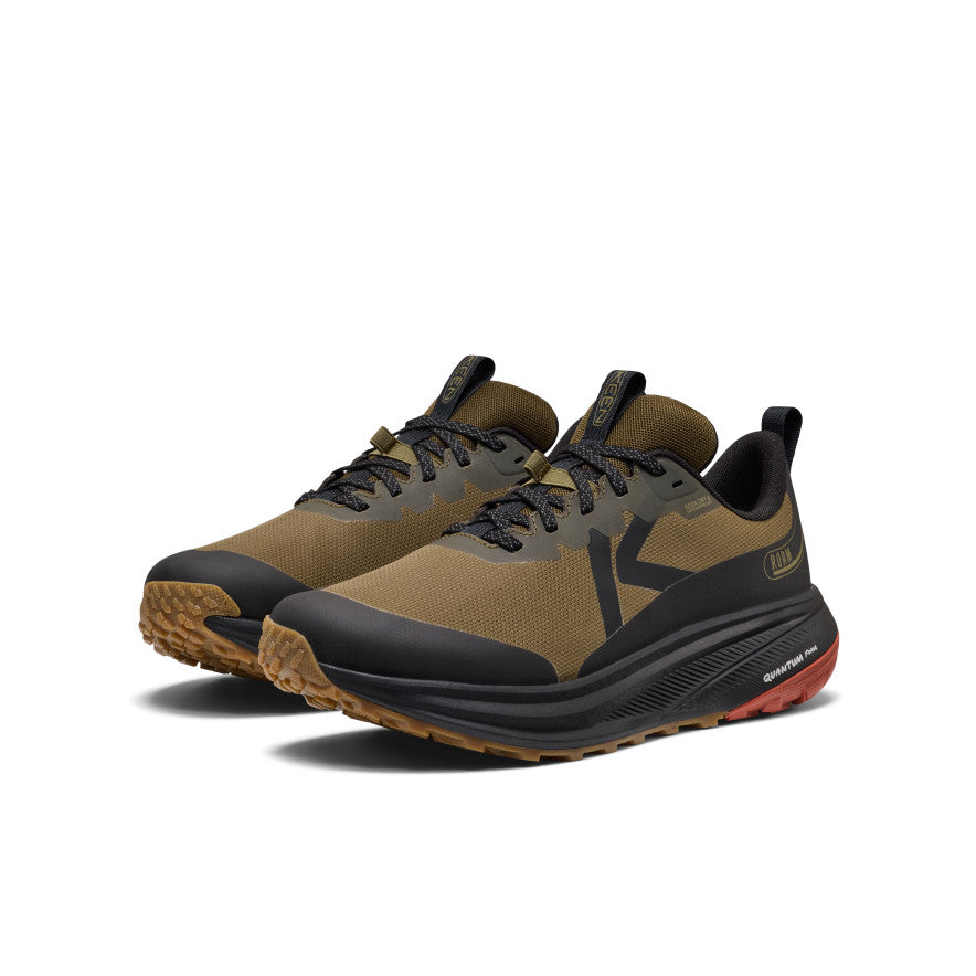 keen-roam-wasserdichte-trailrunning-schuhe-f-r-herren-dark-olive-burnt-brick image 2
