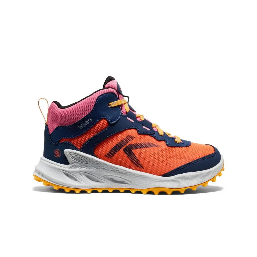 keen-zionic-wasserdichte-stiefel-f-r-gro-e-kids-naval-academy-nasturtium image 1
