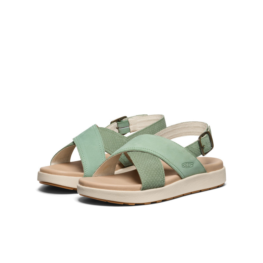 keen-elle-luxe-sandale-damen-mit-kreuzriemen-granite-green image 2