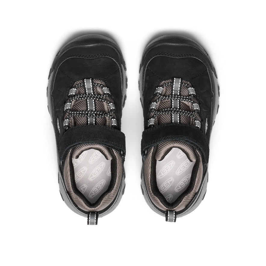 keen-targhee-iv-wasserdichte-wanderschuhe-kleine-kids-black-steel-grey image 4