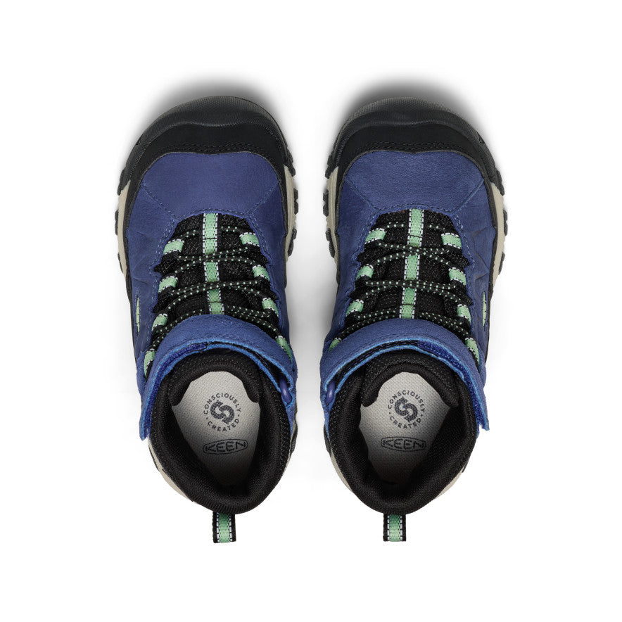 keen-targhee-iv-wasserdichte-wanderstiefel-little-kids-skipper-blue-hemlock image 4