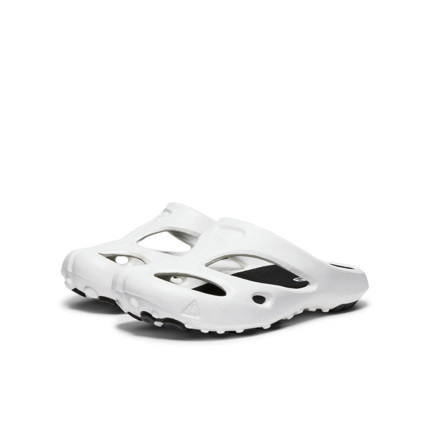 keen-shanti-f-r-damen-white-black-leichter-slipper-mit-strukturiertem-fu-bett image 2