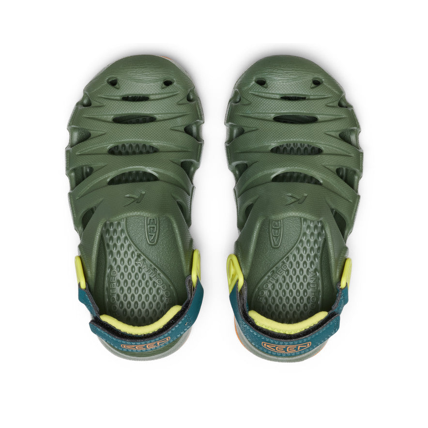 keen-hyperflt-clog-f-r-kleine-kids-bronze-green-orange-peel image 4