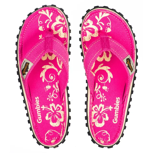 gumbies-originals-flip-flops-damen-pink-hibiscus-gr-40 image 1