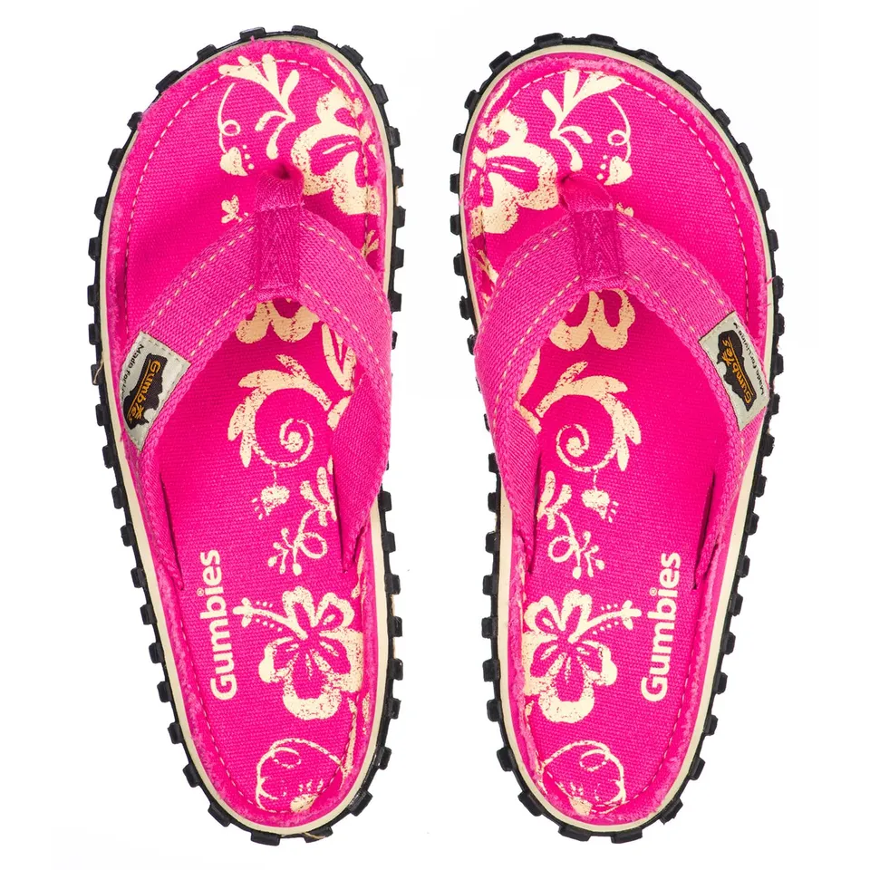 gumbies-originals-flip-flops-damen-pink-hibiscus-gr-40 image 1