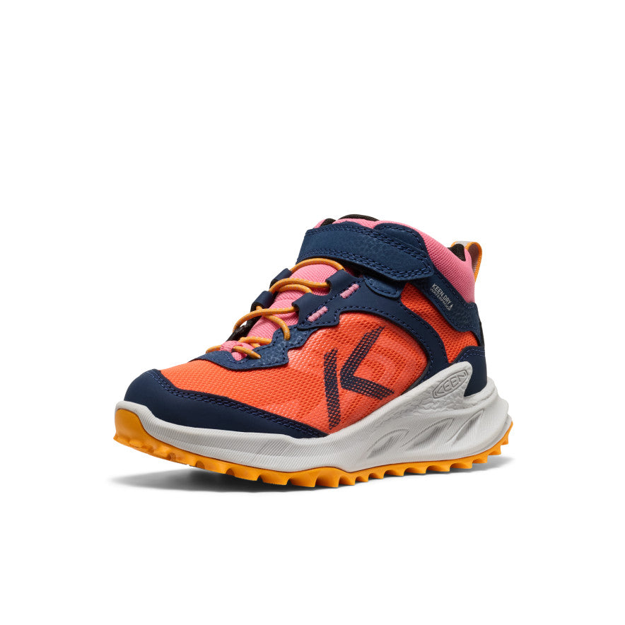 keen-zionic-wasserdichte-wanderstiefel-f-r-kleine-kids-naval-academy-nasturtium image 3