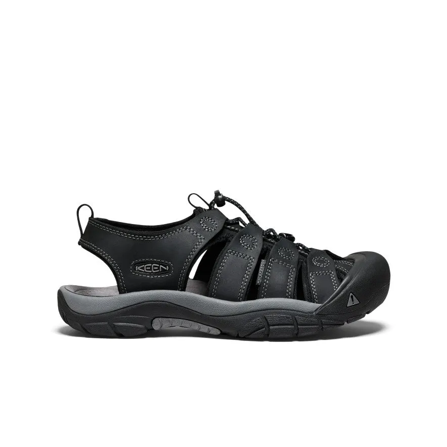 keen-newport-herren-leder-hybrid-sandale-black-steel-grey image 1