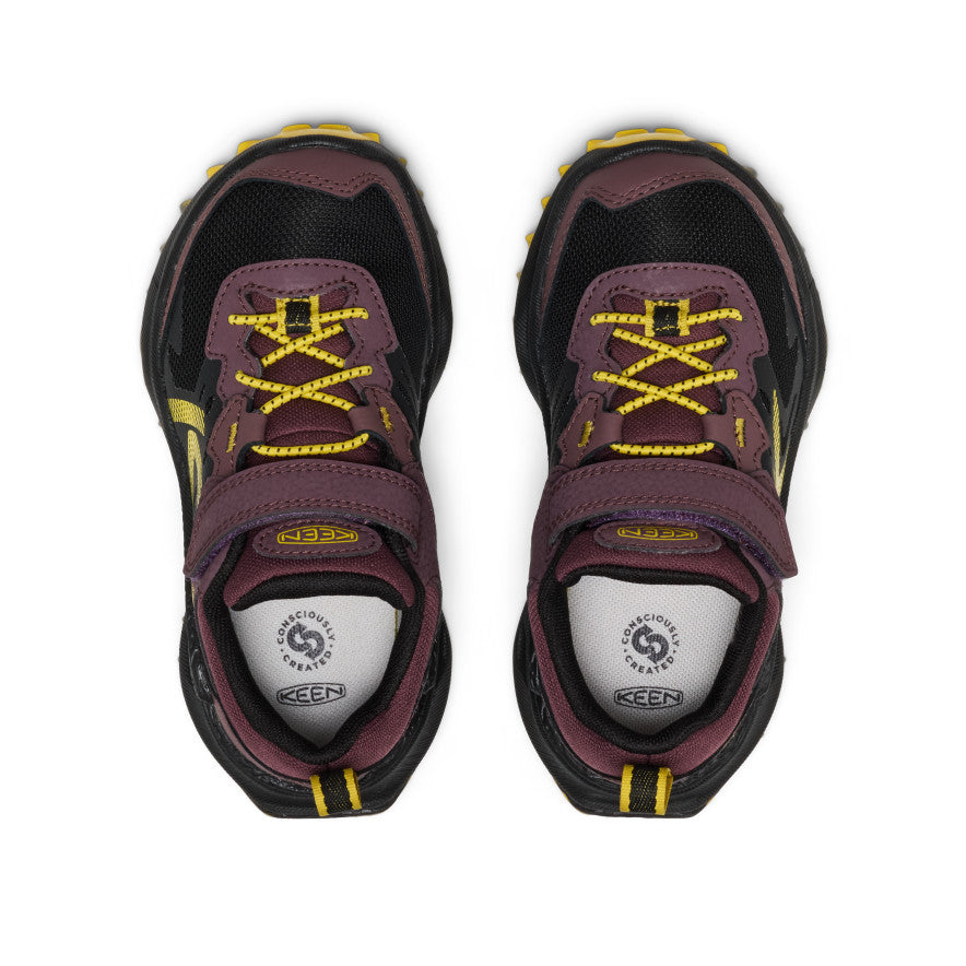 keen-zionic-wasserdichte-wanderschuhe-f-r-kleine-kids-huckleberry-black image 4