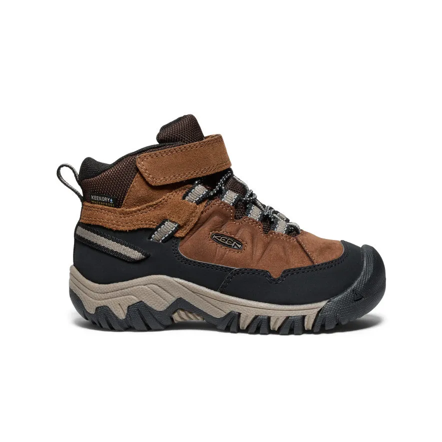 keen-targhee-iv-wasserdichte-wanderstiefel-little-kids-bison-brindle image 1