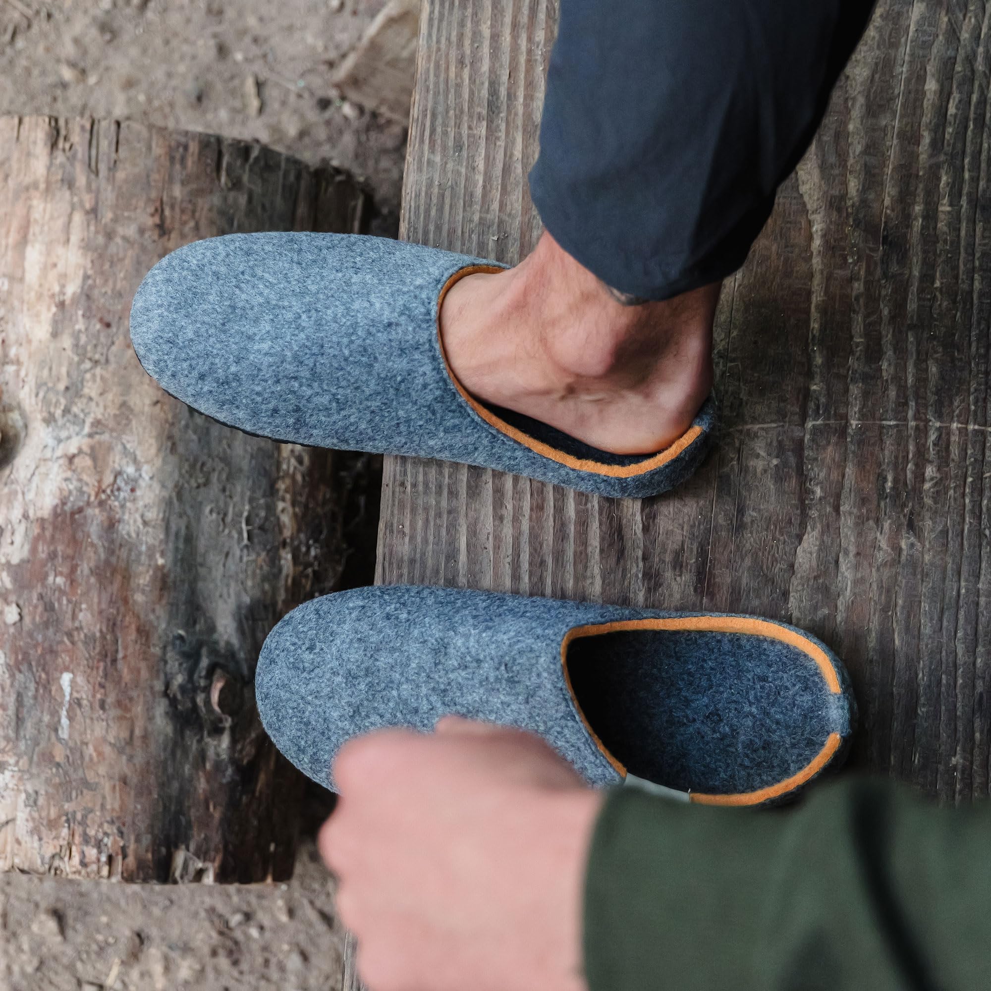 gumbies-outback-hausschuhe-grey-curry-gr-43 image 2