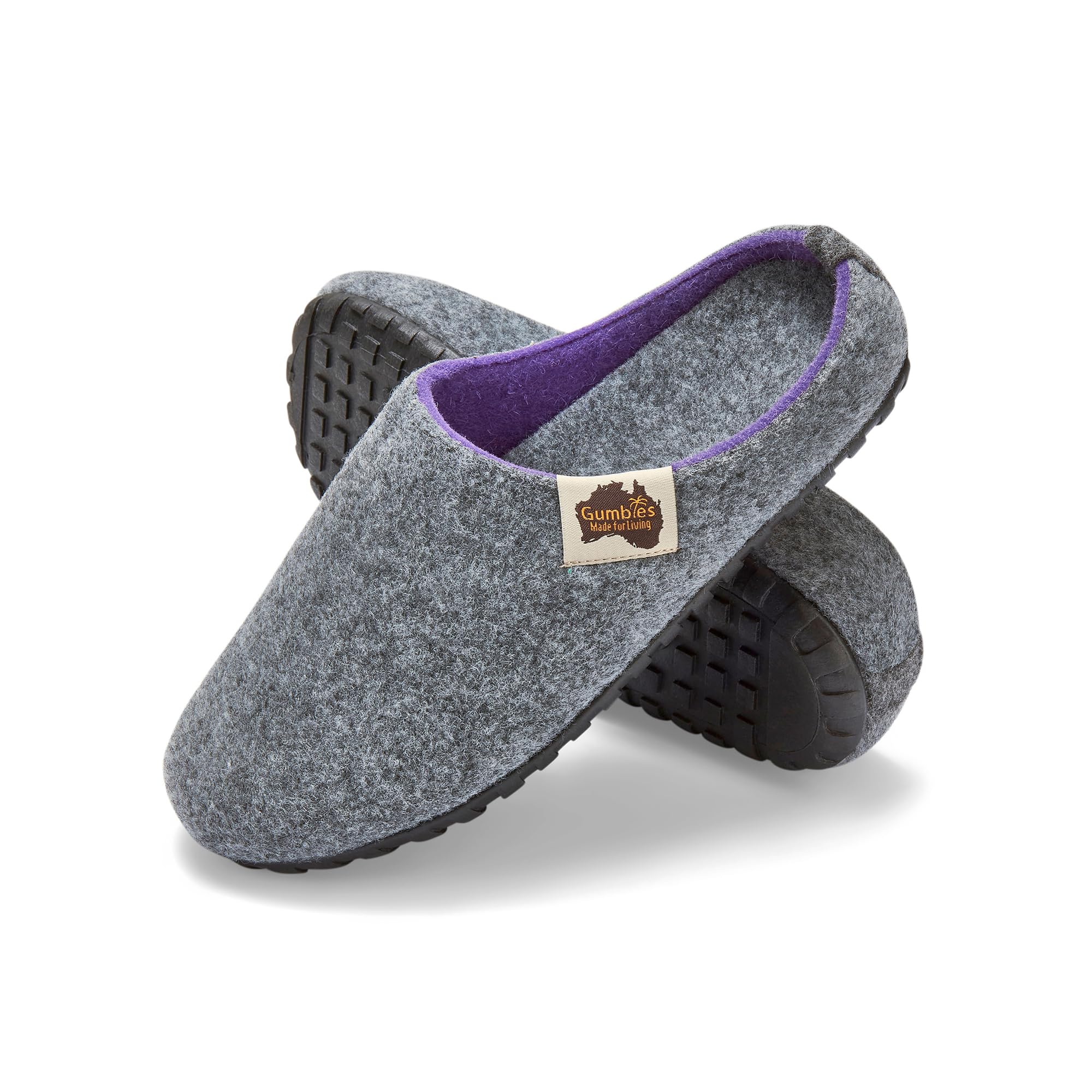 gumbies-outback-hausschuhe-grey-lilac-gr-39 image 1