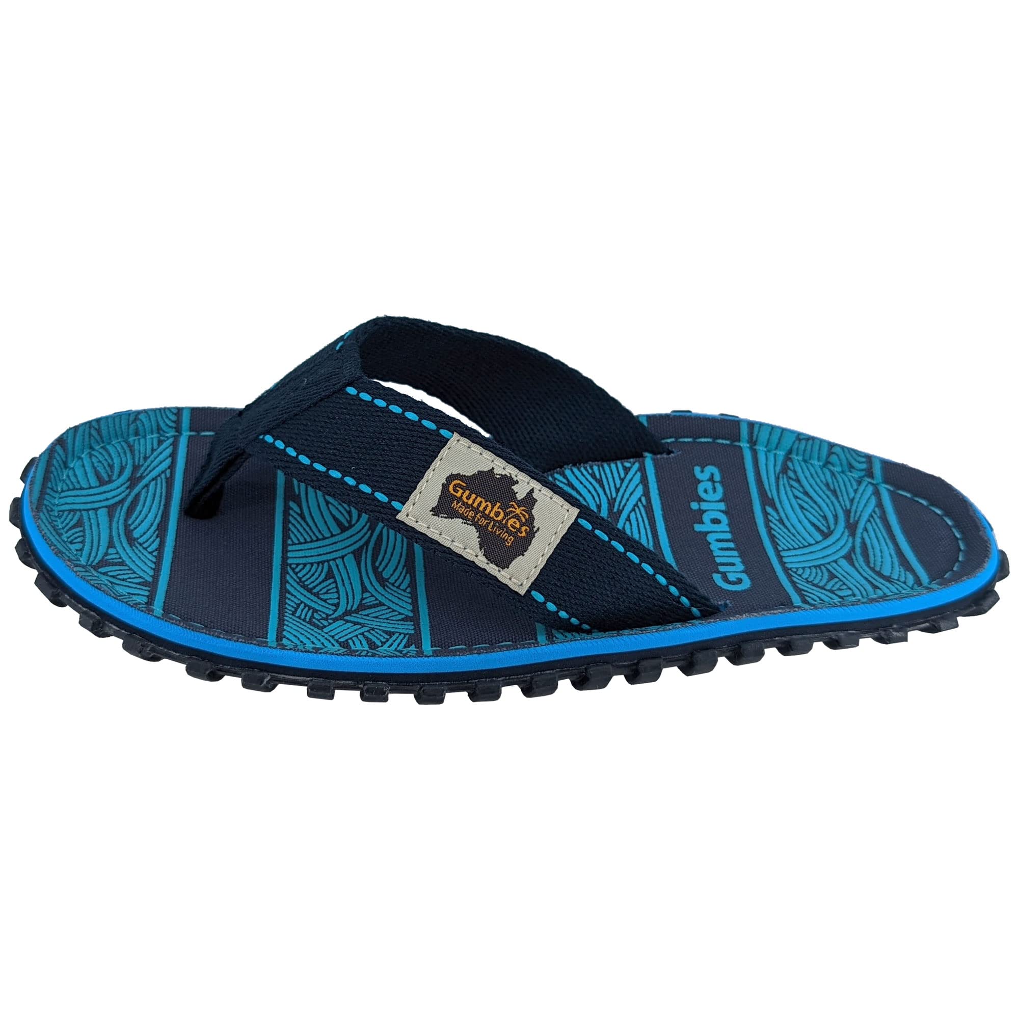 gumbies-originals-flip-flops-navy-waves-gr-44 image 5