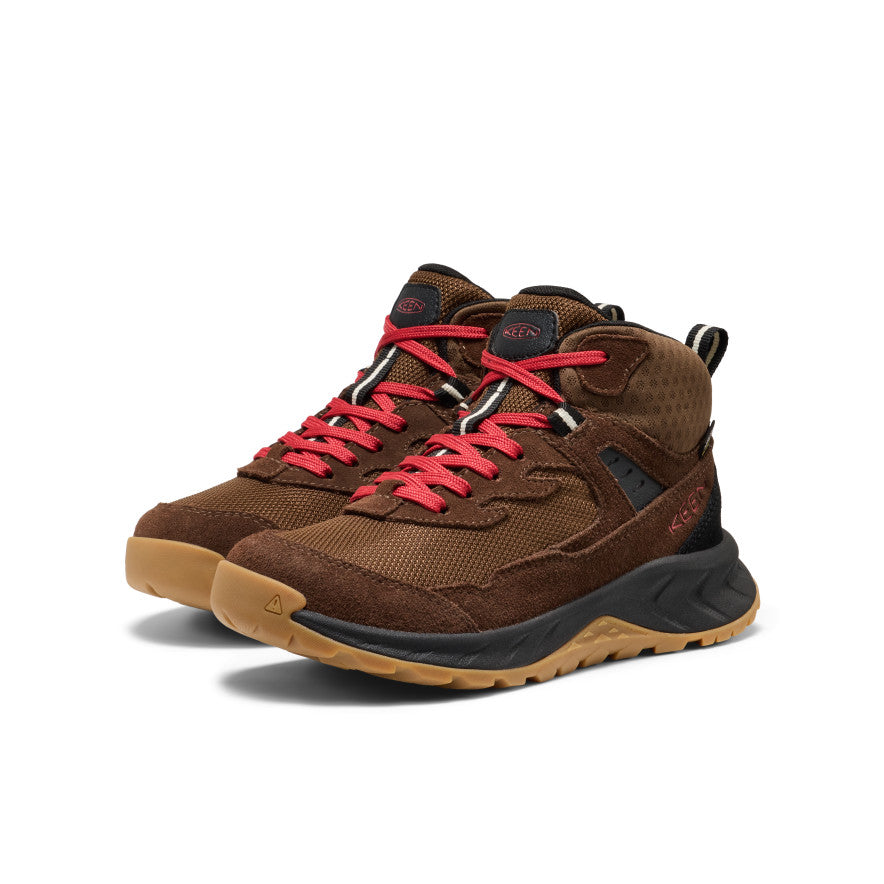 keen-hightrail-wasserdichte-wanderstiefel-f-r-gro-e-kids-dark-earth-garnet image 2