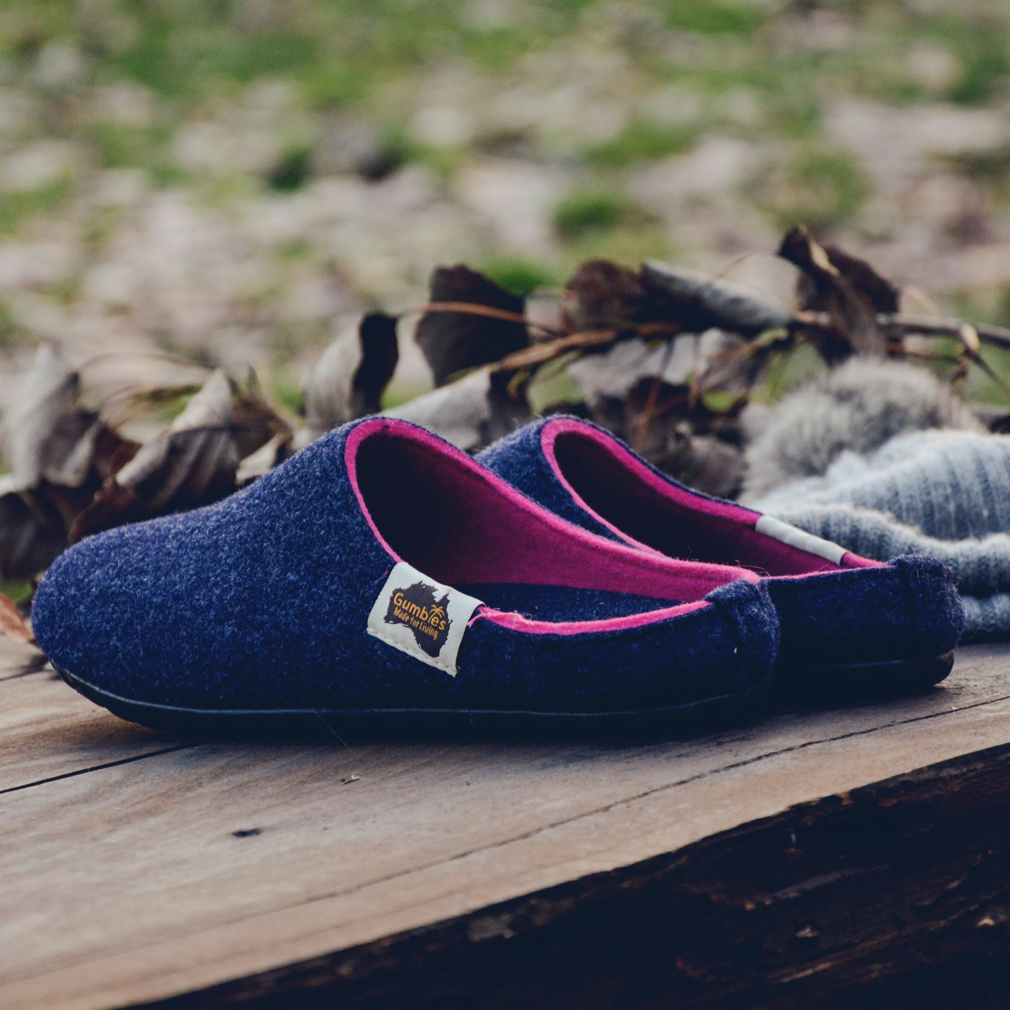 gumbies-outback-hausschuhe-navy-pink-eu-39 image 3