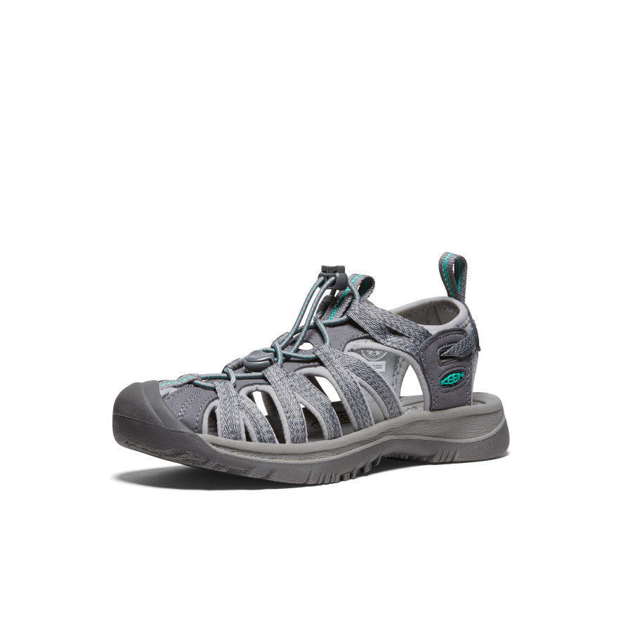 keen-whisper-trekking-sandale-f-r-damen-medium-grey-peacock-green image 3