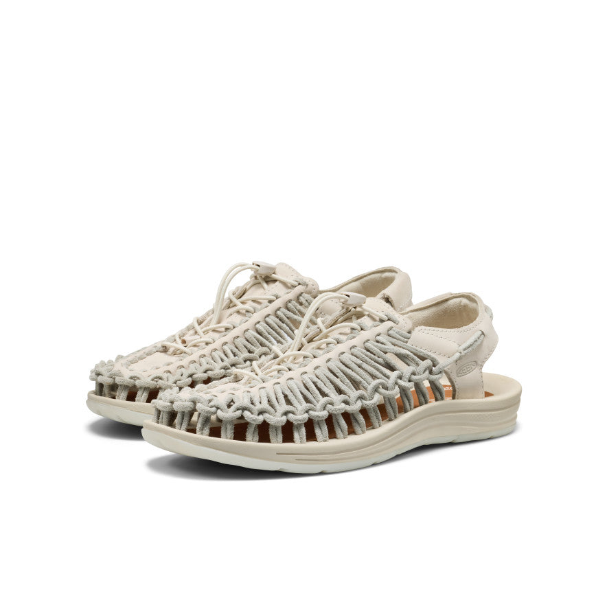 keen-uneek-leder-sneaker-unisex-atmosphere-birch image 2