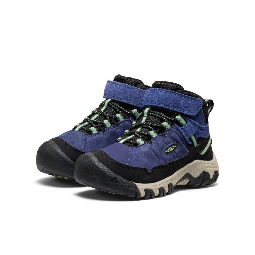 keen-targhee-iv-wasserdichte-wanderstiefel-little-kids-skipper-blue-hemlock image 3