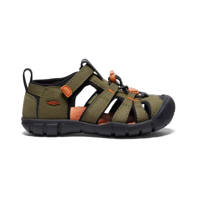 keen-seacamp-ii-cnx-sandale-f-r-kleine-kids-dark-olive-gold-flame image 1