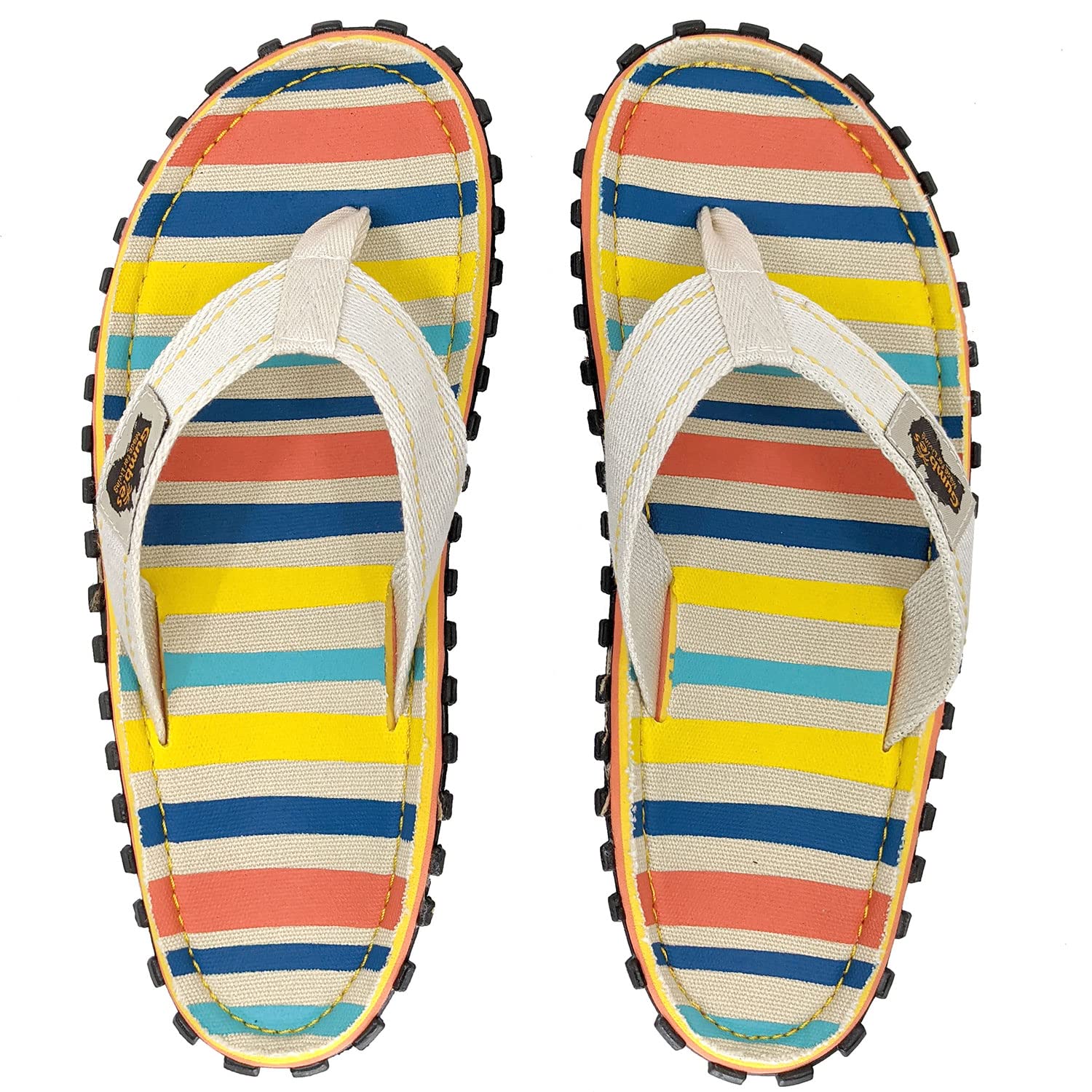 gumbies-originals-kids-flip-flops-recycelte-gummisohle-canvas image 4