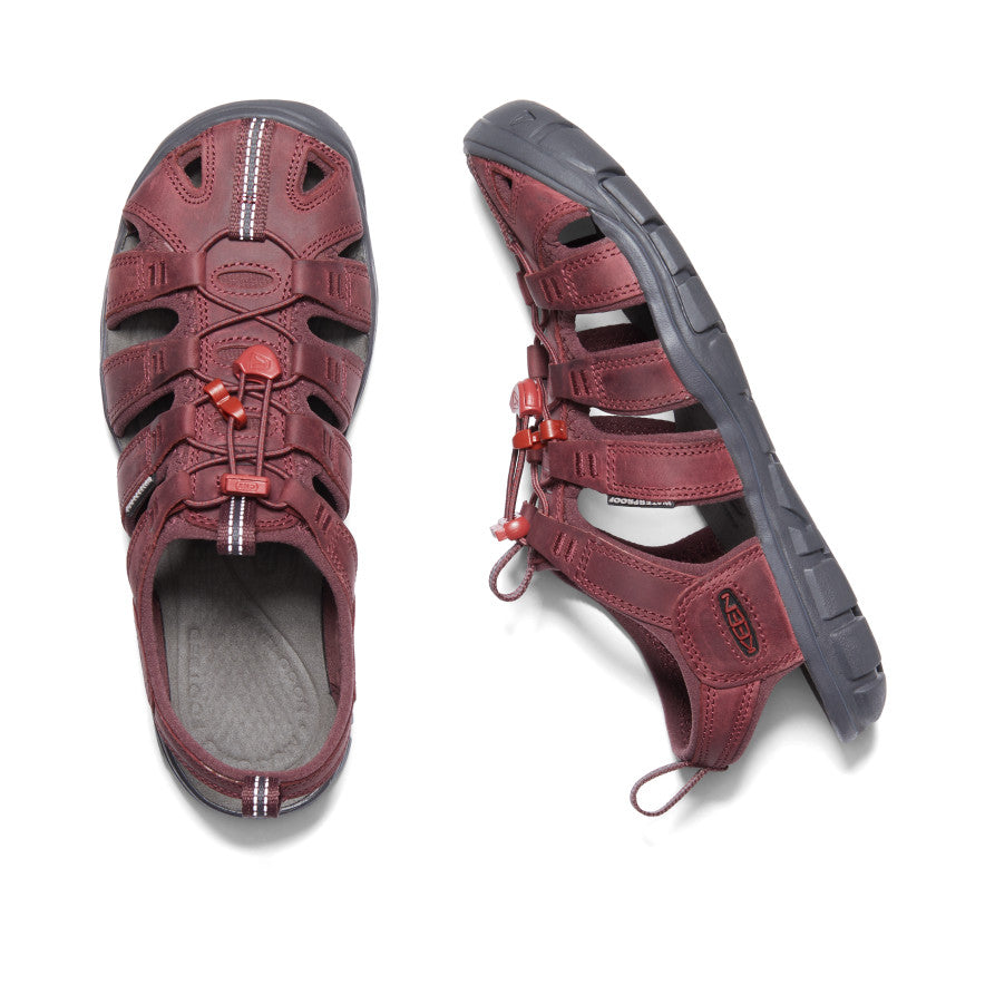 keen-clearwater-leather-cnx-sandale-f-r-damen-wine-red-dahlia image 4