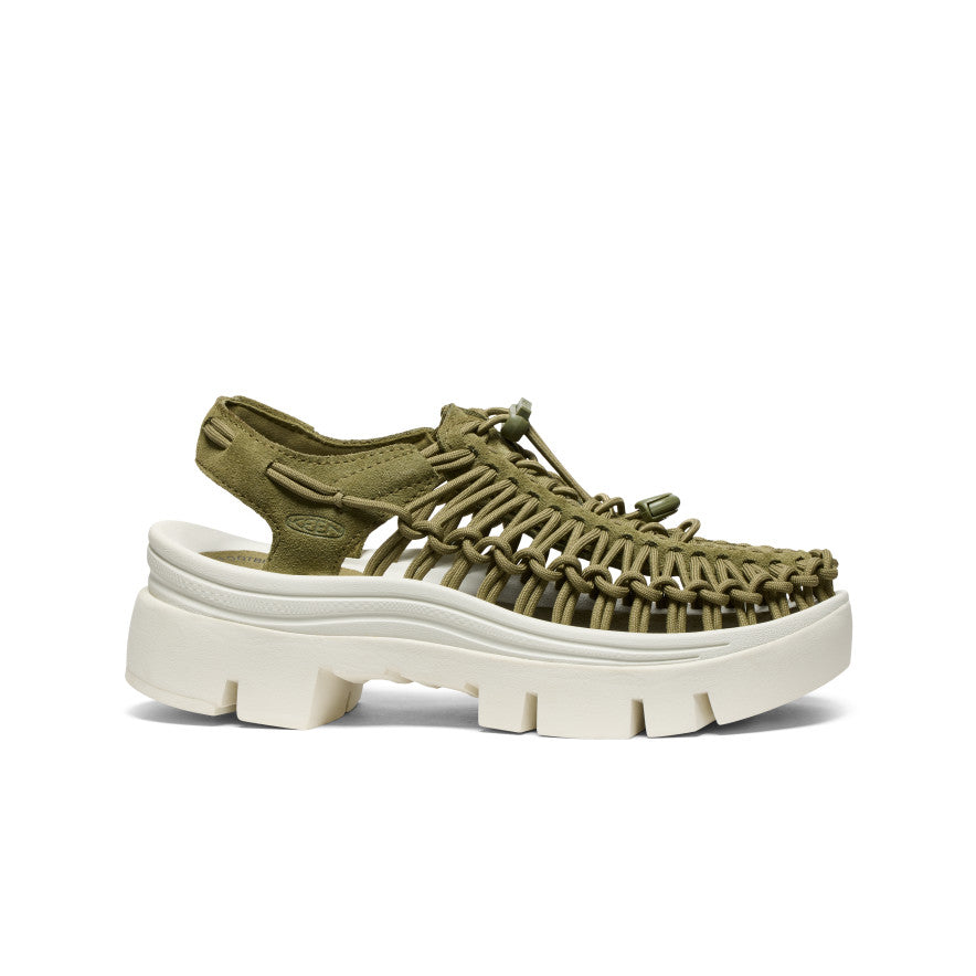 keen-uneek-plt-sneaker-unisex-martini-olive-star-white image 1