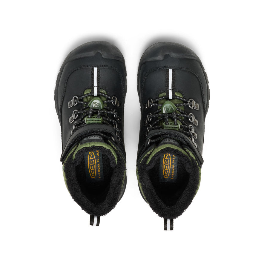 keen-kanibou-wasserdichte-winterstiefel-f-r-kleine-kids-black-bronze-green image 4