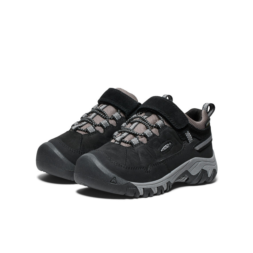 keen-targhee-iv-wasserdichte-wanderschuhe-kleine-kids-black-steel-grey image 2