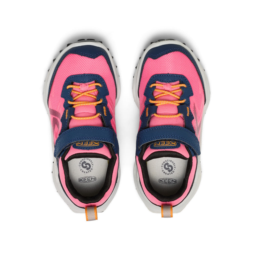 keen-zionic-wasserdichte-wanderschuhe-f-r-kleine-kids-naval-academy-pink-lemonad image 4