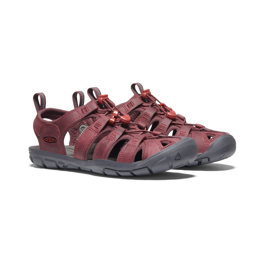 keen-clearwater-leather-cnx-sandale-f-r-damen-wine-red-dahlia image 2