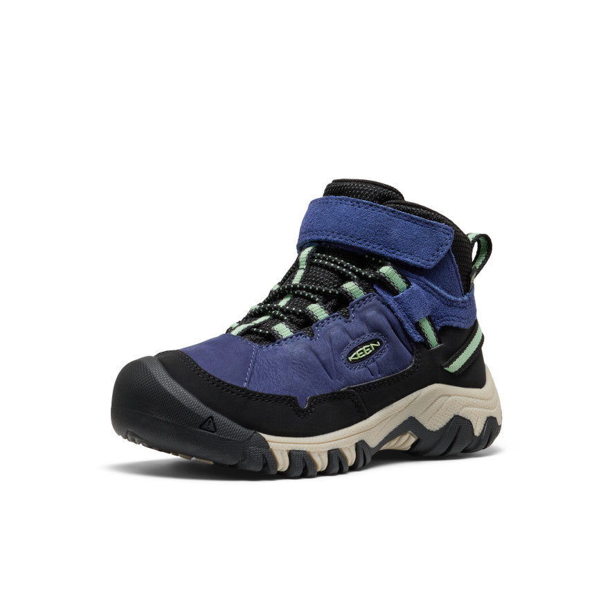 keen-targhee-iv-wasserdichte-wanderstiefel-little-kids-skipper-blue-hemlock image 2