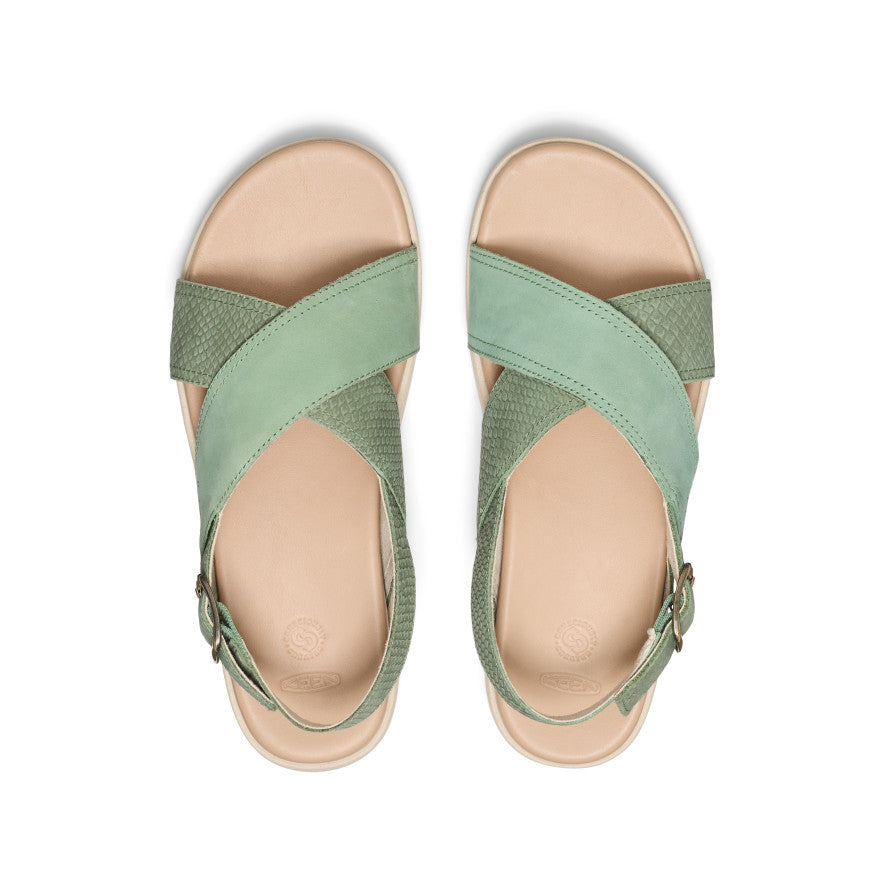 keen-elle-luxe-sandale-damen-mit-kreuzriemen-granite-green image 4