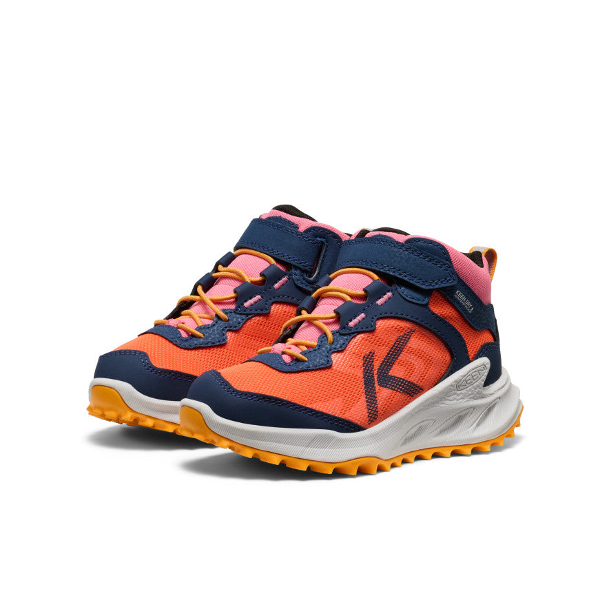 keen-zionic-wasserdichte-wanderstiefel-f-r-kleine-kids-naval-academy-nasturtium image 2