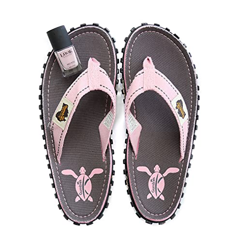 gumbies-zehentrenner-original-turtle-damen-mit-nagellack-pale-rose image 6