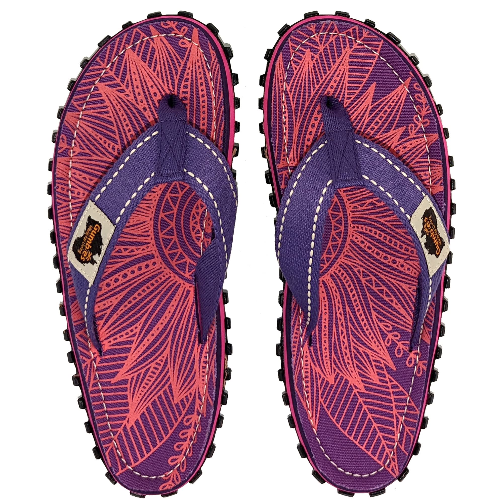 gumbies-originals-damen-flip-flops-purple-sunflower-gr-43 image 1