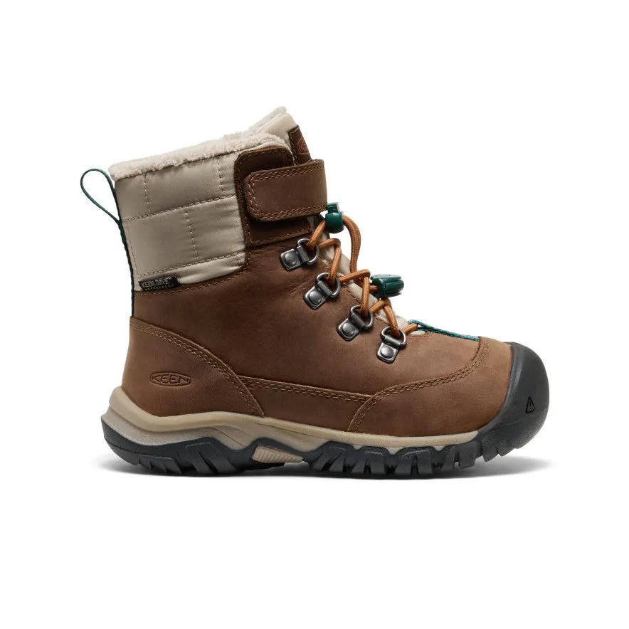 keen-kanibou-wasserdichte-winterstiefel-f-r-kleine-kids-dark-earth-roasted-pecan image 1