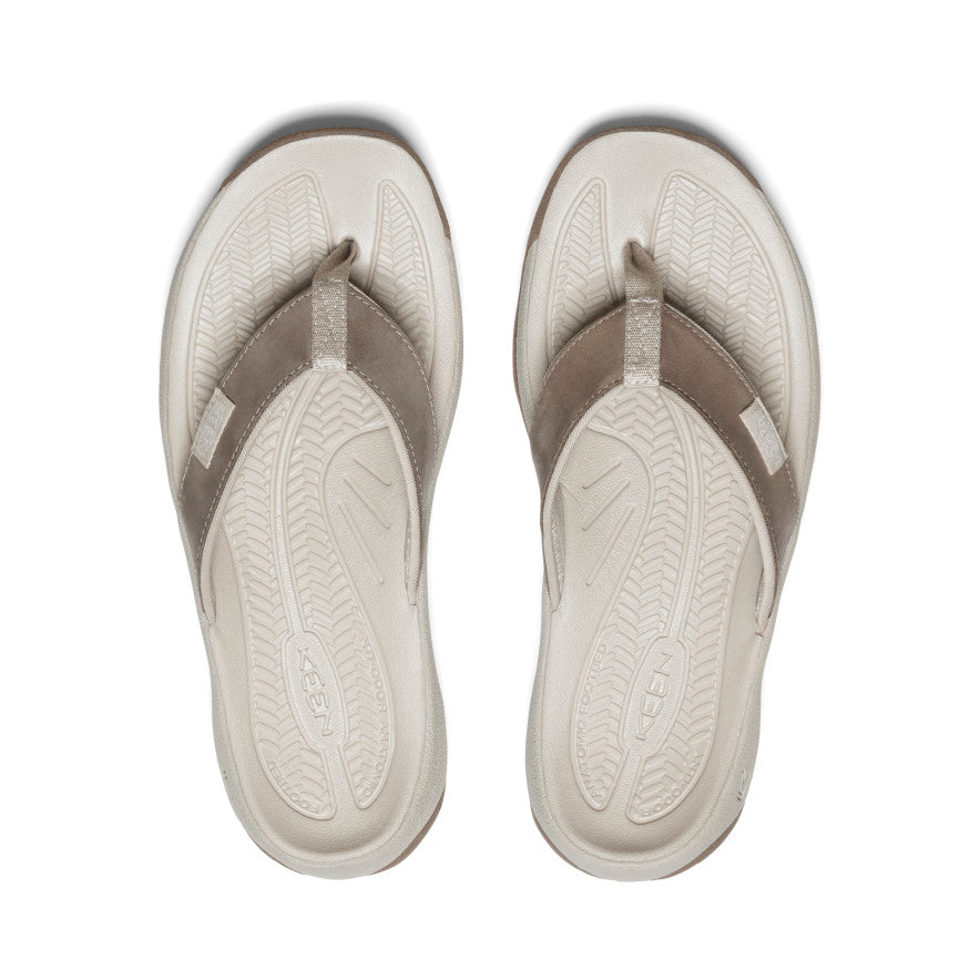keen-kona-leder-flip-flop-f-r-damen-brindle-silver-birch image 4