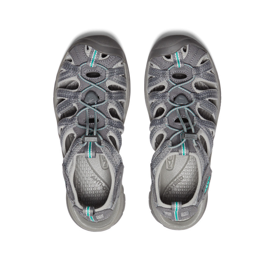 keen-whisper-trekking-sandale-f-r-damen-medium-grey-peacock-green image 4