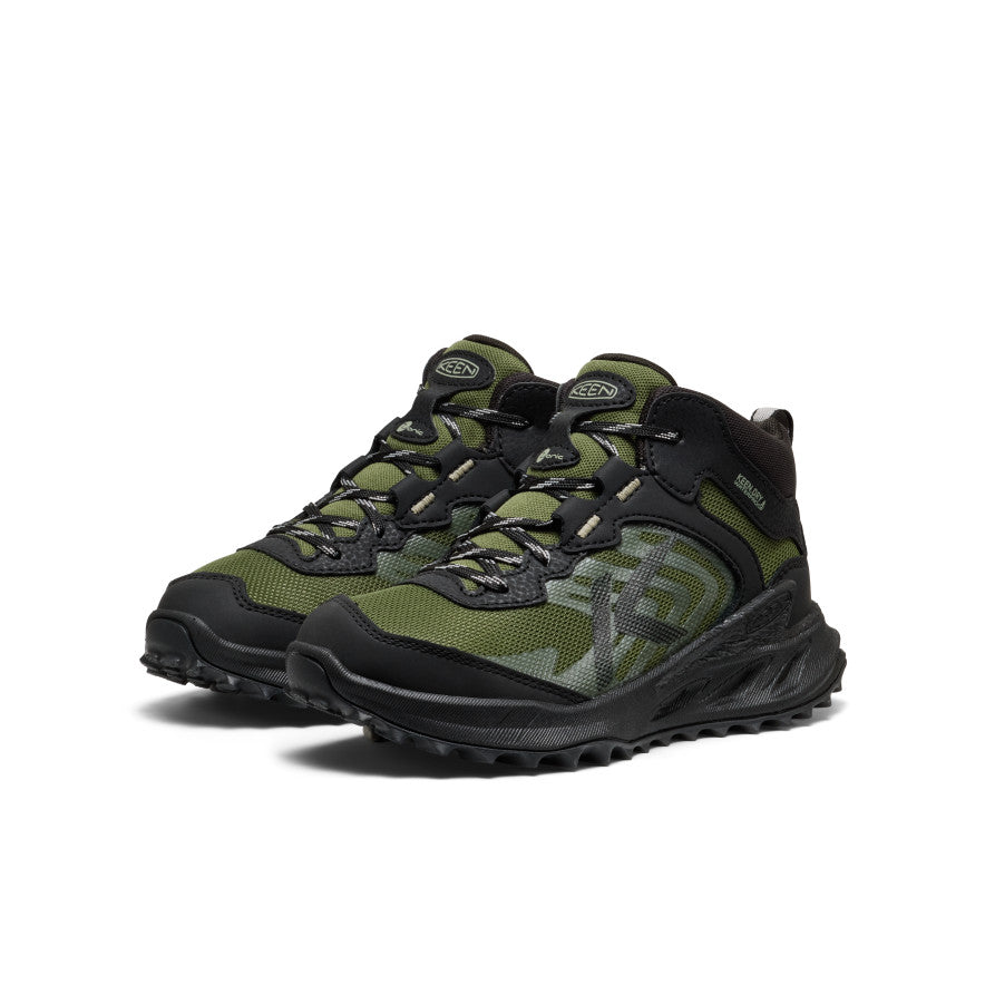 keen-zionic-wasserdichte-stiefel-gro-e-kids-black-bronze-green image 2