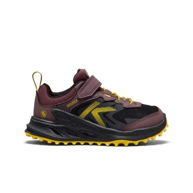 keen-zionic-wasserdichte-wanderschuhe-f-r-kleine-kids-huckleberry-black image 1